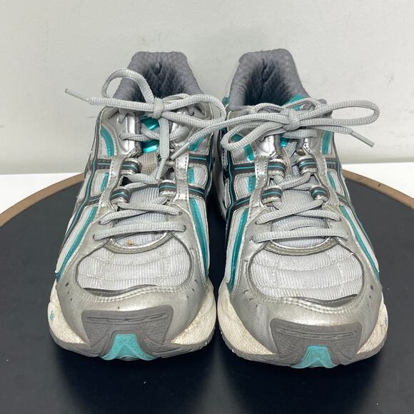Asics Gel-150 TR‎ Women Size 8.5 Running Shoes Gray Teal Athletic Sneakers Y2K - Picture 3 of 11